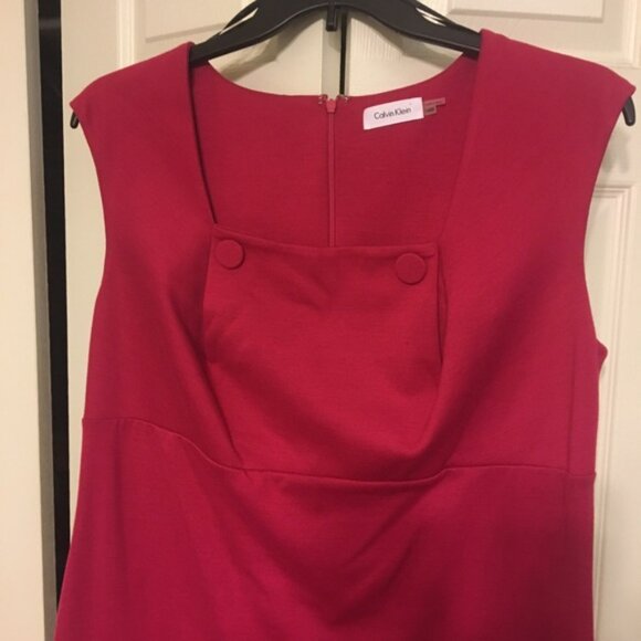 Calvin Klein Magenta Dress - Picture 2 of 5